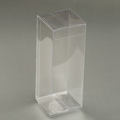 Jelas 1mm Kotak Plastik Kotak Kemasan PETG Kotak Macaron Berulir Individu