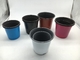 Silinder 0.5L Mini Pot Bunga Plastik Putih Transplantasi Mudah