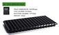 Floor Bough Pot PS PVC Black Plastic Seedling Tray Dengan Kubah Untuk Microgreens