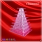 Kotak kemasan menara macaron plastik multifungsi Hitam 9 tingkatan Menara macaron persegi buatan China