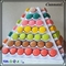 Kemasan Macaron Plastik Tinggi 31cm Multifungsi Stand Macarons Prancis