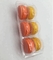 Blister PET 6pcs Kemasan Kotak Plastik Macaron Dengan Tutup Bening