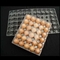 15 bungkus Sekali Pakai PET Baki Telur Plastik Bening 71mm Square Egg Tray Holder