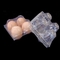 15 bungkus Sekali Pakai PET Baki Telur Plastik Bening 71mm Square Egg Tray Holder
