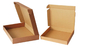Clamshell 2mm Art Paper Gift Box Kemasan Kotak Lipat Kraft Tangguh