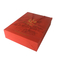 Gift Box Red Luxury Rigid Paper Bag Packaging Custom Logo For Tea Chocolate