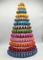 13 Tingkat Kemasan Macaron Plastik Besar Stand Cupcake Pernikahan 62cm Putih