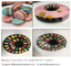 33 Pack Sushi Plastic Macaron Packaging Trays Kotak Macaron Dengan Tutup Bening
