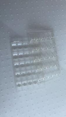 25 Tray kemasan makaroni dengan PET kelas makanan Ketebalan 0,55 mm dan desain yang dapat digunakan kembali