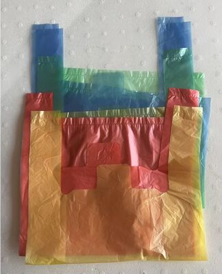 Tas Plastik HDPE Daur Ulang yang Disesuaikan dengan Ketahanan Benturan Tinggi untuk Belanja Supermarket