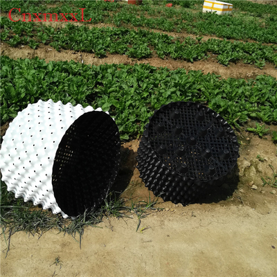 Pertumbuhan Akar Putih 0.9mm HDPE Plastik Air Pot Ember Pemangkasan Udara Rumah Kaca