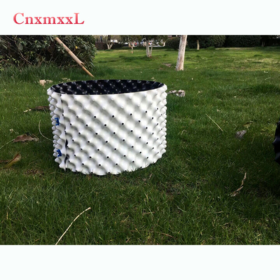 99L White Outdoor Tree Nursery Pot Udara Plastik Hitam