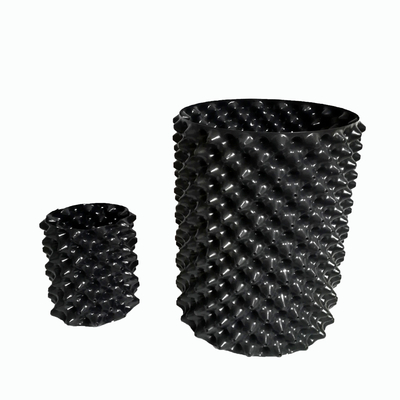 Bulat 15cm Tinggi Tahan Lama 1.5 Galon Plastik Air Pot 0.7mm PP Air Pemangkasan Pot