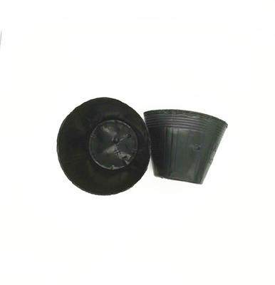 Ukuran Custom Hitam PVC PS Plastik Lembut Bunga Nutrisi Pot Untuk Menanam