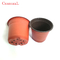 75 pcs Pot Bunga Plastik Fleksibel Kokoh HDPE Pot Plastik Tahan Air 6 Inch
