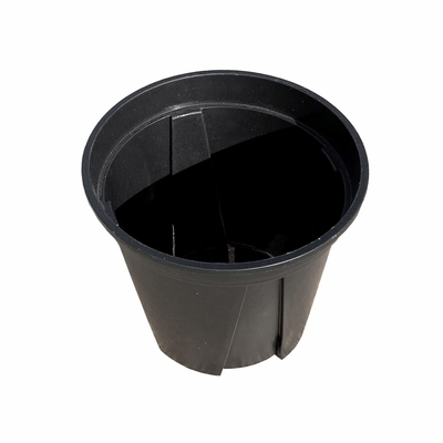 Grosir 2.5L Taman Hitam Plastik Nursery Gallon Pot tebal Gallon Bonsai pemangkasan Terbuat dari PP / HDPE