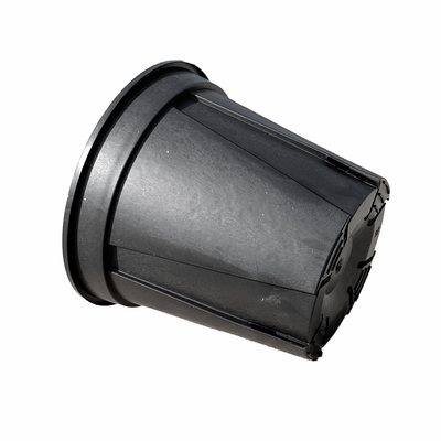 Grosir 2.5L Taman Hitam Plastik Nursery Gallon Pot tebal Gallon Bonsai pemangkasan Terbuat dari PP / HDPE