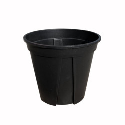 Grosir 2.5L Taman Hitam Plastik Nursery Gallon Pot tebal Gallon Bonsai pemangkasan Terbuat dari PP / HDPE