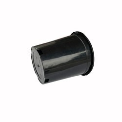 Plastik keras tahan lama 3 galon Botol Tanaman Bunga Hitam Botol Besar PP / HDPE