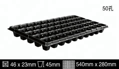 HDPE UV Stabilized Plastic Seedling Tray Air Pot Pemangkasan