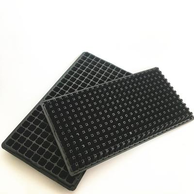 Tray untuk menumbuhkan tanaman Tray untuk menumbuhkan benih 50,72,128,200,288 Sel HIPS Plastik Benih Perkebunan Germination Tray dengan harga yang besar