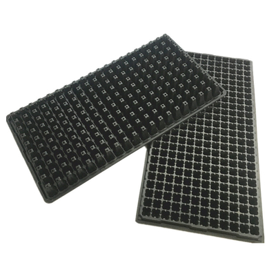 Tray untuk menumbuhkan tanaman Tray untuk menumbuhkan benih 50,72,128,200,288 Sel HIPS Plastik Benih Perkebunan Germination Tray dengan harga yang besar