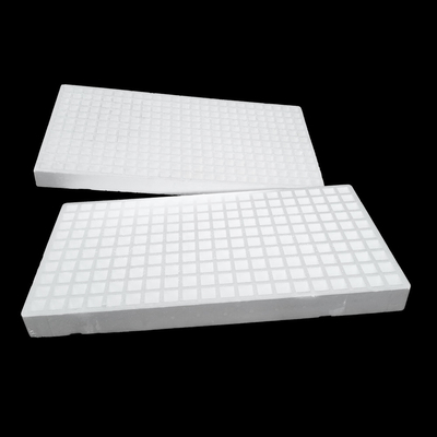 Tray benih berkapasitas tinggi yang mengambang Tray benih putih EPS EPP EPE 21,32,50,72,105,128200 sel