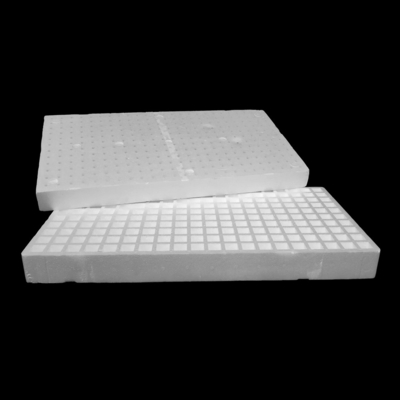 Tray benih berkapasitas tinggi yang mengambang Tray benih putih EPS EPP EPE 21,32,50,72,105,128200 sel