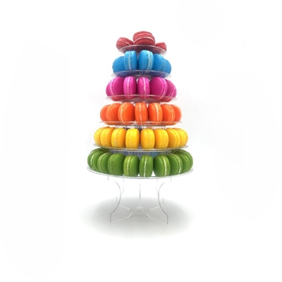 6 Tingkat Blister Clear Macaron Tower Untuk Dekorasi Kue
