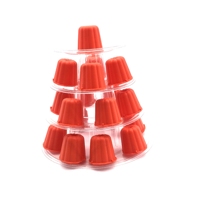 Jelas 4 Tingkat Canele Tampilan Stand Untuk Kue Toko Bakery