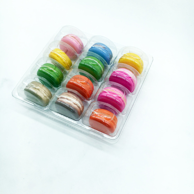 12 Tray Makaron Kerongkongan Tray Kemasan Plastik Blister