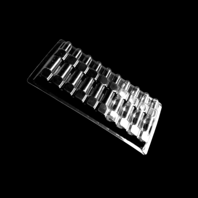 Custom Clear Plastic Ampoule Tray Blister Packaging Dalam PVC PET PETG ESD