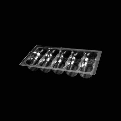 PVC bening PET PP Clamshell Kemasan Plastik Blister Ampoule Tray Dengan Paper Card Insert