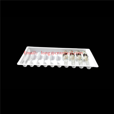 Ampul Plastik Berkualitas Tinggi 1ml 2ml 5ml 10ml Plastik Jelas Blister Packaging Vials Blister Tray Box