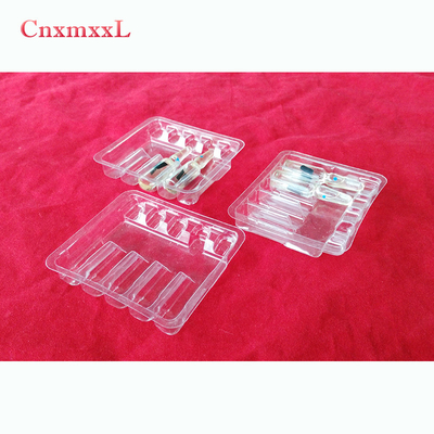 ISO Certificate Vial Ampoule Tray Plastik Packing Tray Untuk 2ml 3ml 5ml 10ml