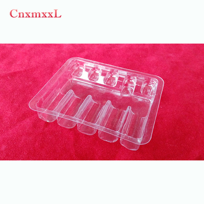 ISO Certificate Vial Ampoule Tray Plastik Packing Tray Untuk 2ml 3ml 5ml 10ml