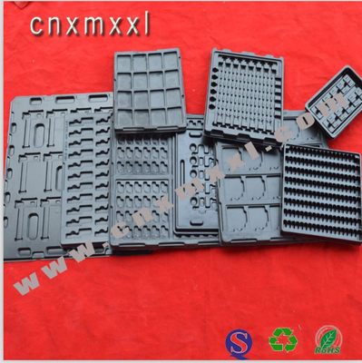 Tray ESD Hitam Antistatik Untuk Komponen Elektronik PCB