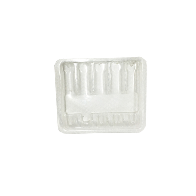 Clamshell Blister Plastik 1ml Ampul Insert Packing Trays 100mm Ketebalan