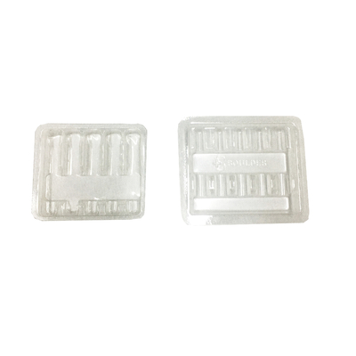 Transparan PS Ampul Tray 1ml X 5 Ampul Plastik Blister Packaging