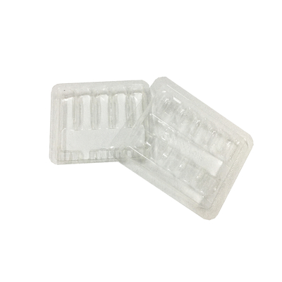 Transparan PS Ampul Tray 1ml X 5 Ampul Plastik Blister Packaging
