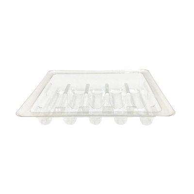 Transparan PS Ampul Tray 1ml X 5 Ampul Plastik Blister Packaging