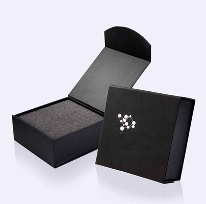 Kotak Hadiah Magnetik Berbentuk Kuadrat Panjang Membuat Dengan Kertas