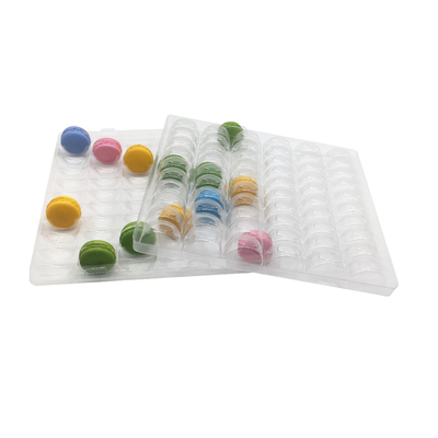 Kemasan Makaron Plastik Transparan Blister 6 X 10 Susunan 60 Sel Peti Kemasan Makaron