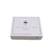 White Macaron Packaging Rigid Gift Paper Box Food Grade 12Pcs Dengan Plastic Clear Inner