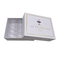 White Macaron Packaging Rigid Gift Paper Box Food Grade 12Pcs Dengan Plastic Clear Inner