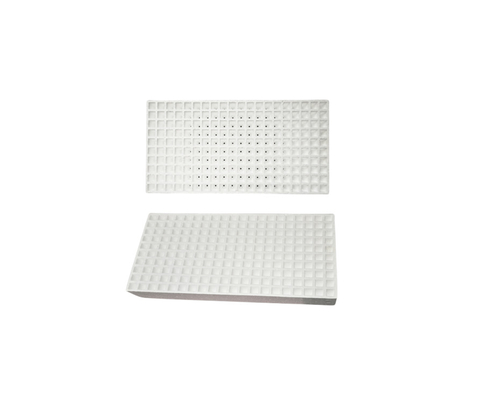 White 160 Seed Nursery Tray Eps160 Seed Planting Trays Tahan penuaan