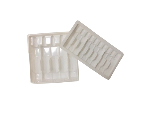 Kothak Kemasan Obat 3 Ml 5 Injeksi Air Pvc Blister Tray Disesuaikan