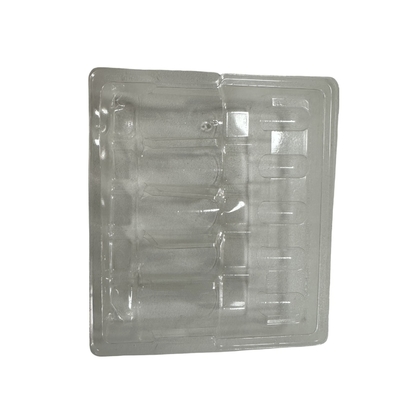 PET Barang rapuh Pengemasan Tray Botol kaca Pengemasan tetap Tray Injeksi air 1ml 2ml 5ml 10ml Ampul Tray