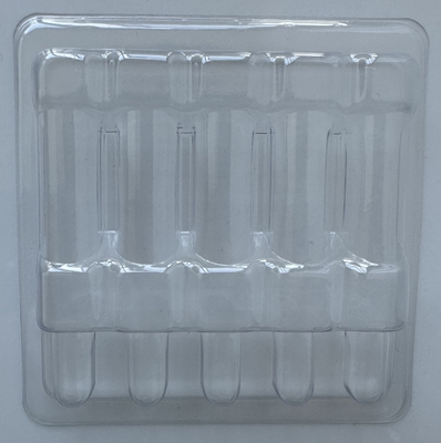 PET Barang rapuh Pengemasan Tray Botol kaca Fisik Pengemasan Tray Injeksi air 1ml 2ml 5ml 10ml 5 Paket