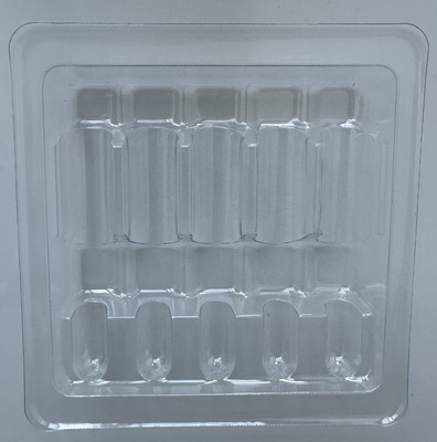 PET Barang rapuh Pengemasan Tray Botol kaca Fisik Pengemasan Tray Injeksi air 1ml 2ml 5ml 10ml 5 Paket